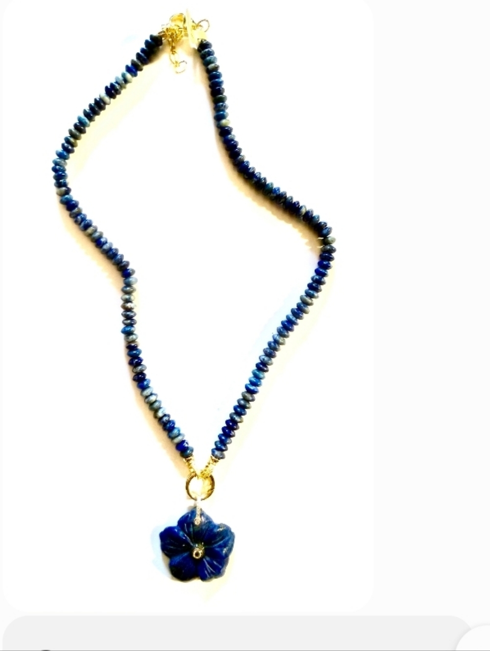 Janis Savitt Lapis Stone Pendant